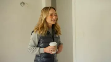 Moncler Black Puffer Vest worn by Giada De Laurentiis as seen in Giada in My Kitchen (S01E01)