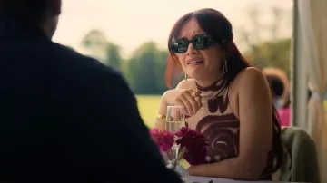 Nanushka Denica Dress worn by Cherry (Olivia Cooke) as seen in The Girlfriend (S01E05)