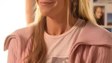 Kaitlin Olson Pink Palm Springs T-Shirt worn by Morgan Gillory (Kaitlin Olson) in High Potential (S02)