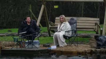 Boohoo Pom Pom Jumper worn by Stacey Solomon as seen in Stacey & Joe (S02E01)