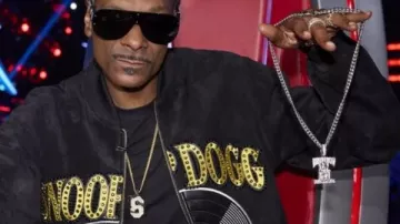 Veste Snoop Dogg The Voice S28 Noire de Snoop Dogg dans The Voice