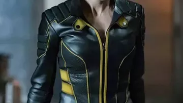 Laurel Lance Arrow Season 8 Leather Jacket worn by Laurel Lance / Black Canary (Katie Cassidy) in Arrow (S08)