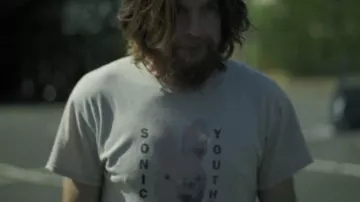 Sonic Youth Pink Bunny T-Shirt worn by Vince Friedken (Jason Bateman) in Black Rabbit (S01E01)