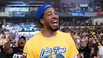 Tyrese Halliburton Wrestlepalooza 2025 T-Shirt as seen in WWE Raw