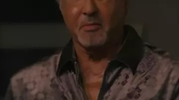 Sylvester Stallone Tulsa King S03 Velvet Jacket worn by Dwight 'The General' Manfredi (Sylvester Stallone) as seen in Tulsa King (S03E01)