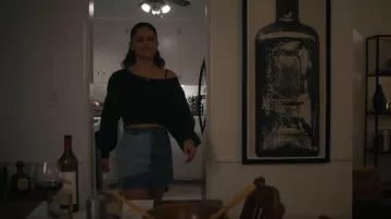Urban outfitters Abrand Patchwork Denim A-Line Mini Skirt worn by Martina Castro (Victoria Moroles) as seen in Ballard (S01E08)