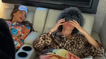 Moncler Cloche Sunglasses worn by Bronwyn Newport as seen in The Real Housewives of Salt Lake City (S06E02)