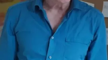 Blue Shirt worn by Charles-Haden Savage (Steve Martin) in TV Series Only Murders In The Building S05