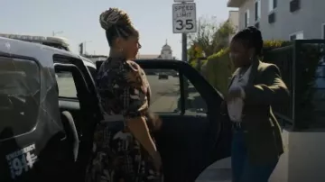 Velvet by Graham & Spencer Johanna Long Sleeve Boho Dress worn by Samira Parker (Courtney Taylor) as seen in Ballard (S01E10)