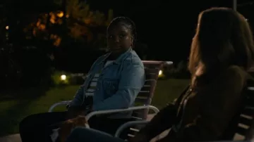 Levi's Premium Shrunken '90s Lightweight Trucker Jacket worn by Samira Parker (Courtney Taylor) as seen in Ballard (S01E10)