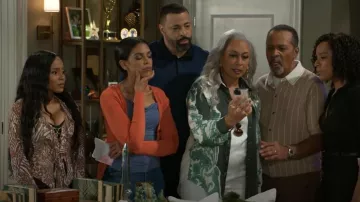 AFRM Cadence Top usado por Hayley Lawson (Marquita Goings) como se ve en Beyond the Gates (S01E123)