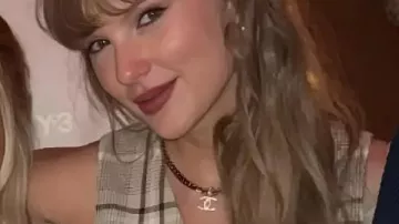 Patrick Mahomes Birthday 2025 Taylor Swift Brown Vest of Taylor Swift in Taylor Swift and Travis Kelce celebrate Patrick Mahomes’ 30th birthday after Chiefs’ loss