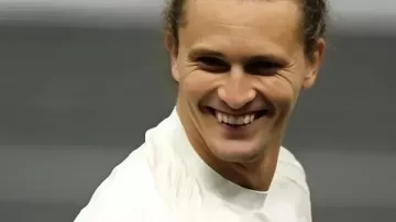 Camiseta de Alexander Zverev de la Laver Cup 2025 en Raducanu ¡SORPRENDIDO por el disparo de Alcaraz! ????