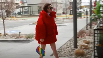 Alaïa Frill Puffer usado por Bronwyn Newport como se ve en The Real Housewives of Salt Lake City (S06E02)