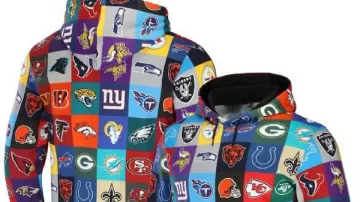 NFL x Staple Black All Team Sweat à capuche