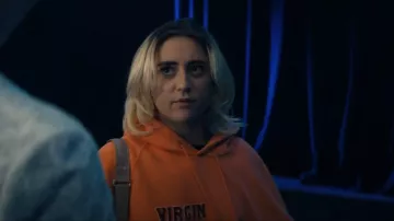 Erl Unisex Virgin Hoodie worn by Emma Meyer / Little Cricket (Lizze Broadway) as seen in Gen V (S02E02)