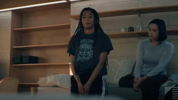 AE Cropped Sublime Graphic T-Shirt worn by Marie Moreau (Jaz Sinclair) as seen in Gen V (S02E02)