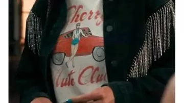 Rhinestone Fringe Jacket of Morgan Gillory (Kaitlin Olson) in High Potential (S02)