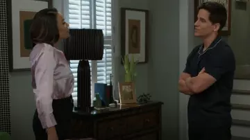 Theory Tailor Short Sleeve Polo worn by Bradley 'Smitty' Smith (Mike C. Manning) as seen in Beyond the Gates (S01E129)