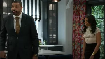 Mango Interwoven Sash Belt worn by Dani Dupree (Karla Cheatham Mosley) as seen in Beyond the Gates (S01E131)