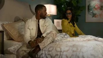 Zara Contrast Print Pants worn by Andre Richardson (Sean Freeman) as seen in Beyond the Gates (S01E133)