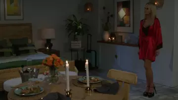 Steve Madden Cologne Platform Stiletto Sandal worn by Vanessa McBride (Lauren Buglioli) as seen in Beyond the Gates (S01E136)