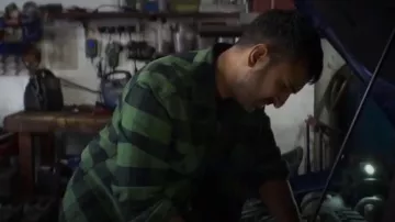 Dickies Sacramento Shirt Jacket worn by Jehan "JJ" Jovani (Parth Thakerar) as seen in Brassic (S07E01)