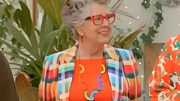 The Great British Bake Off Prue Leith Multicolor Blazer