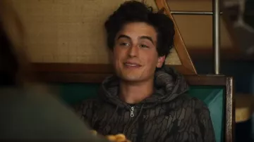 LCKR Phader Fleece Full-Zip Hoodie worn by Santi (Peter Dager) as seen in Stick (S01E07)