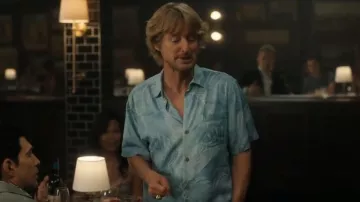 Tommy Bahama Vine Lines Silk Camp Shirt worn by Pryce Cahill (Owen Wilson) as seen in Stick (S01E08)