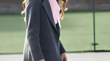 Kate Middleton Churchtown Primary School Long Coat