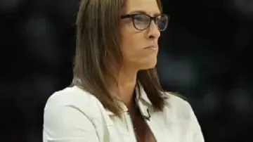 Stephanie White WNBA Playoffs Semifinal White Leather Jacket