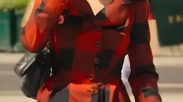 The Girlfriend 2025 Olivia Cooke Check Blazer