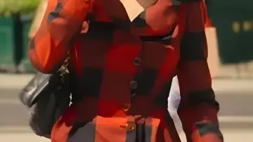 The Girlfriend 2025 Olivia Cooke Check Blazer