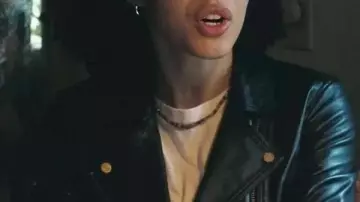 Une bataille après l’autre Chase Infiniti Leather Jacket (Chase Infiniti) dans la bataille de Baktan Cross