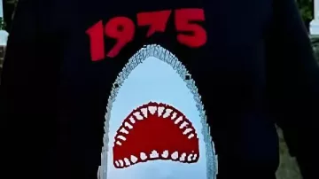 The Today Show Al Roker Shark 1975 Print Sweater