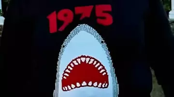 The Today Show Al Roker Shark 1975 Print Sweater