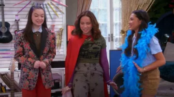 Driftwood Price Of Wales Floral Plaid Pants worn by Jade Castillo (Carmen Sánchez) as seen in Electric Bloom (S01E04)