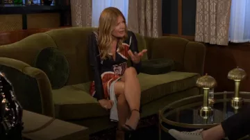 Fashion Nova Kamille Maxi Dress in Green/combo worn by Phyllis Summers ( Michelle Stafford) as seen in The Young and the Restless on September 12, 2025