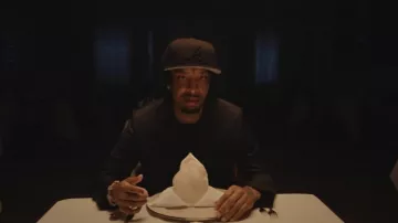 New Era Atlanta Braves All Black 59FIFTY porté par 21 Savage dans USHER, Summer Walker, 21 Savage - Good Good (Clip officiel)