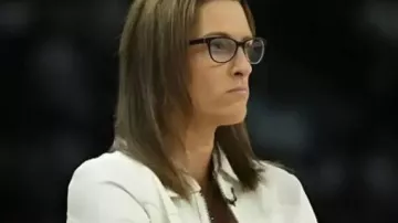 WNBA Playoffs Semifinal White Jacket worn by Stephanie White in Stephanie White In SERIOUS TROUBLE FOR SABOTAGING INDIANA FEVER GAME…