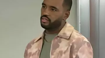 Beyond The Gates S01 Sean Freeman Beige Floral Jacket worn by (Sean Freeman) in Beyond the Gates