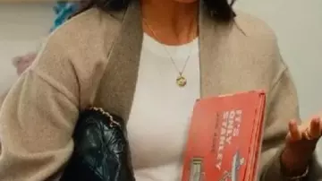 Beige Wrap Coat worn by Meghan Markle in With Love, Meghan (S02)