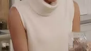White Turtleneck Vest worn by Meghan Markle in With Love, Meghan (S02)