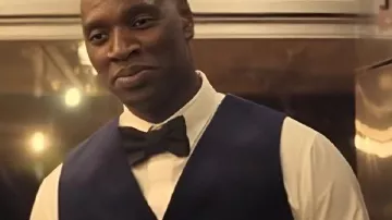 Chaleco azul Omar Sy del amante francés