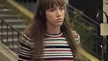 French Lover Sara Giraudeau Striped Sweater