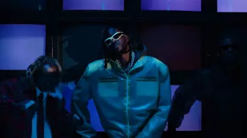 Bottega Veneta Gold Oval Hem Sunglasses worn by 2 Chainz in 2 Chainz, Lil Wayne, USHER - Transparency