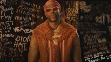 Gafas de sol Louis Vuitton Orange 1.1 Millionaires usadas por 2 Chainz en 2 Chainz - Kingpen Ghostwriter ft. Lil Baby