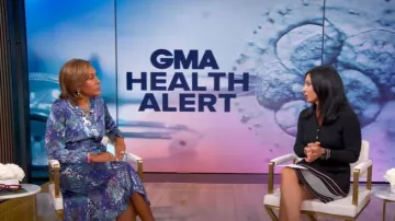 Shoshanna Fia Dress worn by Tara Narula as seen in Good Morning America on September 29, 2025