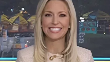 Fox And Friends S06 Ainsley Earhardt Chaqueta de tweed beige como se ve en Fox and Friends (EE. UU.)
